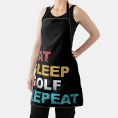 ゴルファー食べのための色とスリープゴルフのリピート エプロン (インサイチュ)