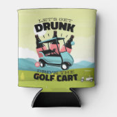 ゴルファー飲用ゴルフカート付きゴルフカート 缶クーラー (正面)