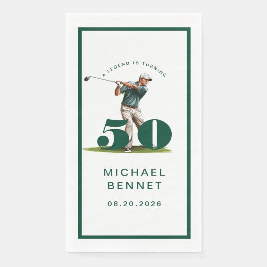 ゴルファー50歳の誕生日 (正面)