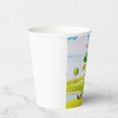 ゴルファー75番目の誕生日オンゴルフコース 紙コップ (右)
