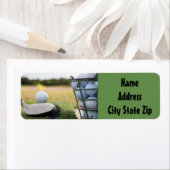 **ゴルファー**お気に入りの住所 シール (インサイチュ)