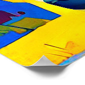 ゴルファー – オリジナルゴルフアートプリント ポスター (角)