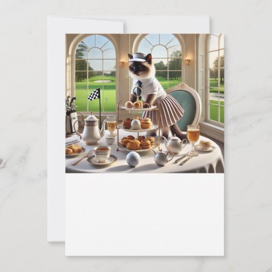 ゴルファー・キャット・トーナメント 招待状 (正面)