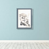 ゴルファー・キャット・ルイス・ウィン キャンバスプリント (インサイチュ (ウッドフロア))