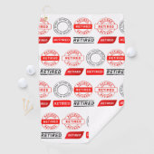 ゴルファー・ギフト！おもしろいリタイアゴルフタオル ゴルフタオル (インサイチュ)