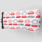 ゴルファー・ギフト！おもしろいリタイアパター ゴルフヘッドカバー (正面)