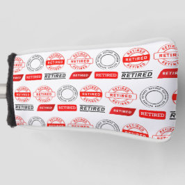 ゴルファー・ギフト！おもしろいリタイアパター ゴルフヘッドカバー