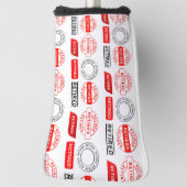 ゴルファー・ギフト！おもしろいリタイアパター ゴルフヘッドカバー (回転90)