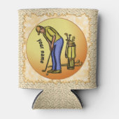 ゴルファー・グランパはクーラーできる 缶クーラー (正面)