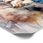 ゴルファー – ゴルフアートプリント ポスター (角)