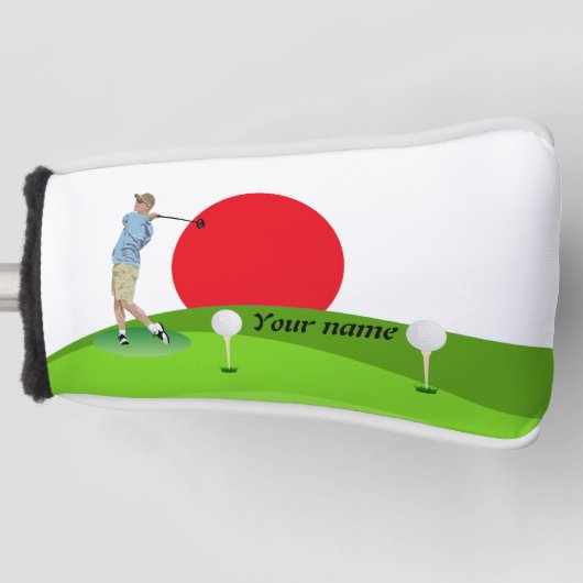 ゴルファー ゴルフヘッドカバー (正面)