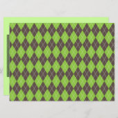 ゴルファー・ゴルフ誕生日パーティー。 招待状 (正面/裏面)