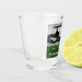 ゴルファー，ゴルフ，ゴルフ世界最高のパパ ショットグラス (左)