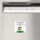 ゴルファー・ゴルフ・ジョークのギフトtシャツ マグネット (インサイチュ (食洗機))