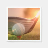 ゴルファー スタンダードカクテルナプキン (正面)