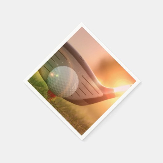 ゴルファー スタンダードカクテルナプキン (角)