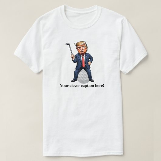 ゴルファー トランプ Tシャツ (デザイン正面)