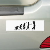 ゴルファー バンパーステッカー (車上)