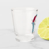 ゴルファー・パッティング ショットグラス (左)