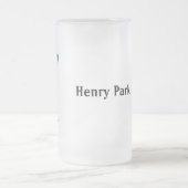 ゴルファー・パッティング・ボール フロストグラスビールジョッキ (中央)