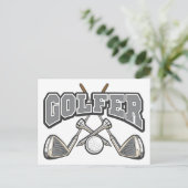 ゴルファー ポストカード (スタンド正面)