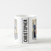 ゴルファー・ポストマンがゴルフ漫画を愛する コーヒーマグカップ (中央)