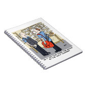 ゴルファー・ポストマンがゴルフ漫画を愛する ノートブック (右側)