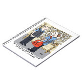 ゴルファー・ポストマンがゴルフ漫画を愛する ノートブック (左側)