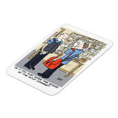 ゴルファー・ポストマンがゴルフ漫画を愛する マグネット (左側)