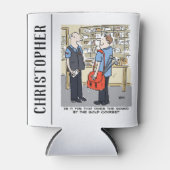 ゴルファー・ポストマンがゴルフ漫画を愛する 缶クーラー (正面)