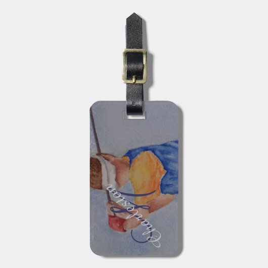 ゴルファー ラゲッジタグ (正面縦)