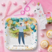 ゴルファー・レッツパーティーパーティー ペーパープレート (パーティー)