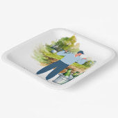 ゴルファー・レッツパーティーパーティー ペーパープレート (傾斜あり)