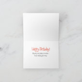 ゴルファー・レディ・誕生日&フェアリー・ゴルフマザーの願い ノートカード (内部)