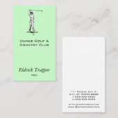 ゴルファー 名刺 (正面/裏面)