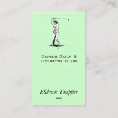 ゴルファー 名刺 (正面)