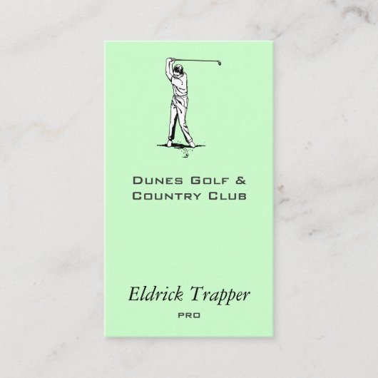 ゴルファー 名刺 (正面)