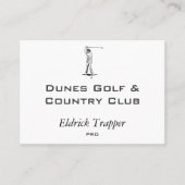 ゴルファー 名刺 (正面)