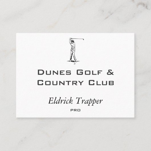 ゴルファー 名刺 (正面)