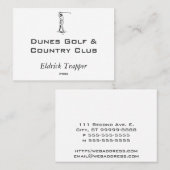 ゴルファー 名刺 (正面/裏面)