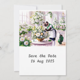 ゴルファーCAT誕生日パーティー招待カード 招待状