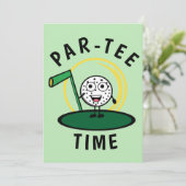 ゴルファーPar-Tee時間 招待状 (スタンド正面)