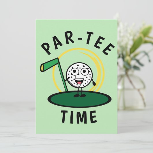 ゴルファーPar-Tee時間 招待状 (スタンド正面)