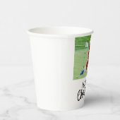 ゴルファーSanta Clausグリーンクリスマス紙C 紙コップ (右)