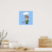 ゴルファーTシャツとギフトが苦手 ポスター (キッチン)