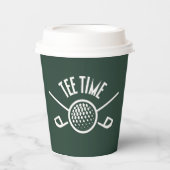 ゴルファーTee時間 紙コップ (正面)
