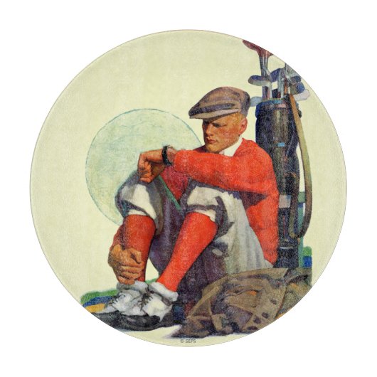 ゴルファ保ー待機 カッティングボード (正面)