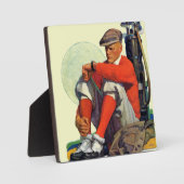 ゴルファ保ー待機 フォトプラーク (正面)