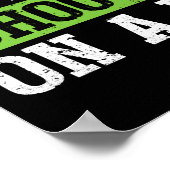 ゴルファ最高のーじゃないユニーク ポスター (角)