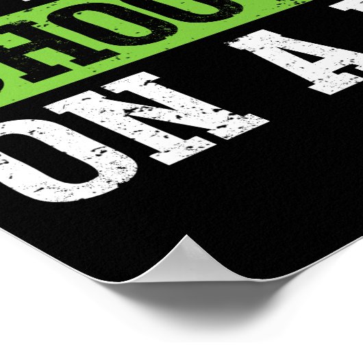 ゴルファ最高のーじゃないユニーク ポスター (角)